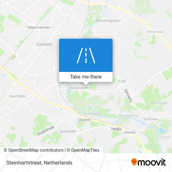 Steinhartstraat map