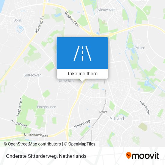 Onderste Sittarderweg map