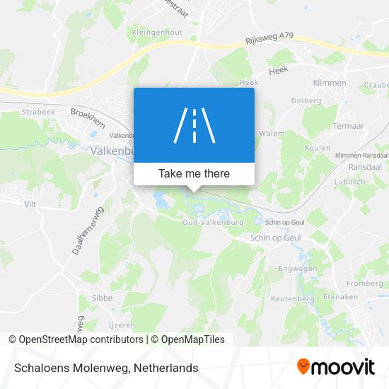 Schaloens Molenweg map