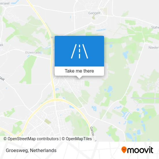 Groesweg map