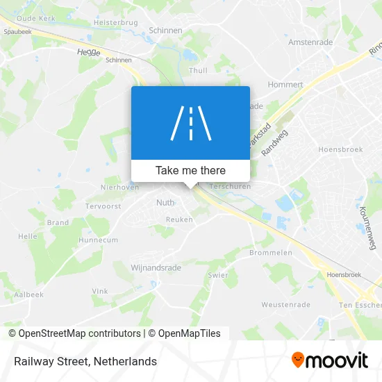 Spoorstraat map