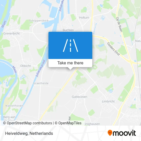 Heiveldweg map