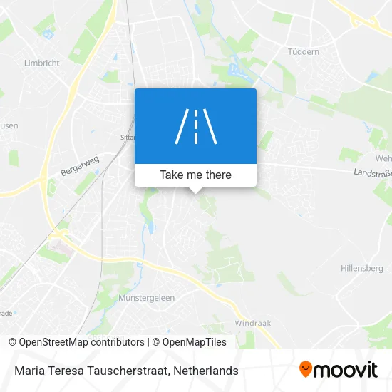 Maria Teresa Tauscherstraat map