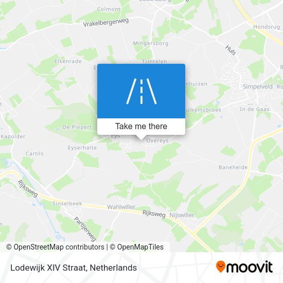 Lodewijk XIV Straat map