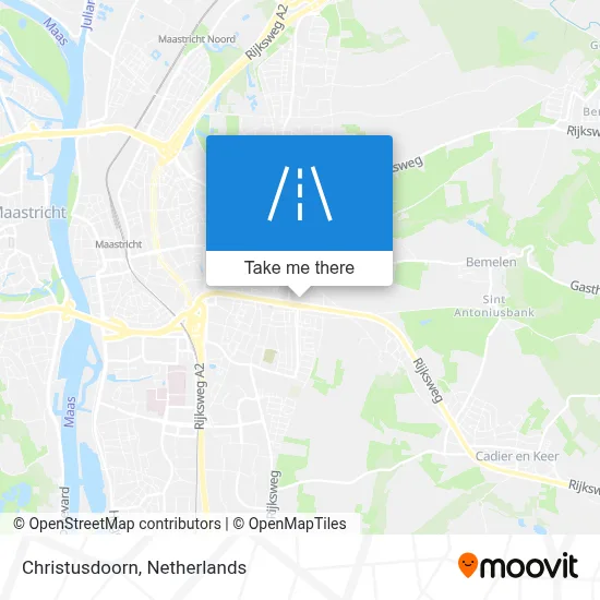 Christusdoorn map