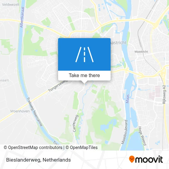 Bieslanderweg map