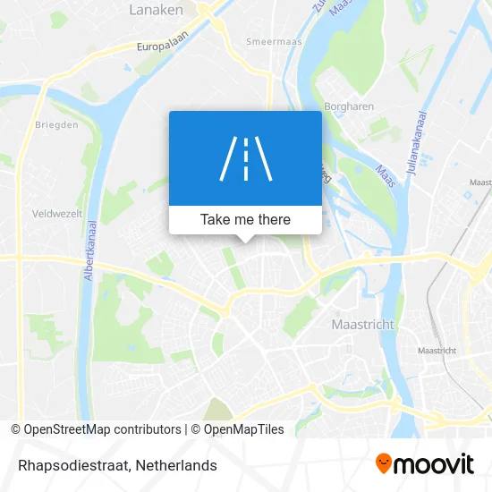 Rhapsodiestraat Karte