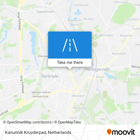 Kanunnik Kruyderpad map