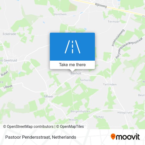 Pastoor Pendersstraat map