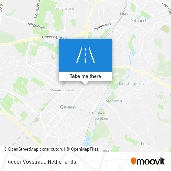 Ridder Vosstraat map
