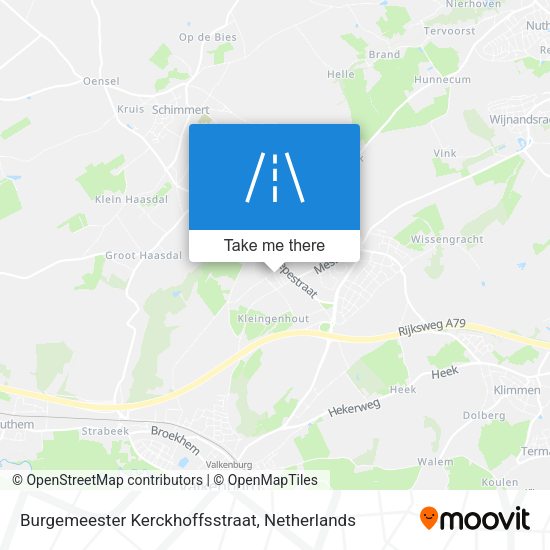 Burgemeester Kerckhoffsstraat map