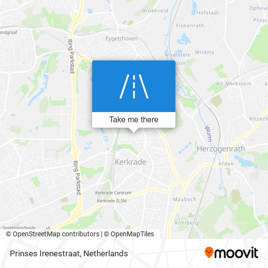 Prinses Irenestraat map