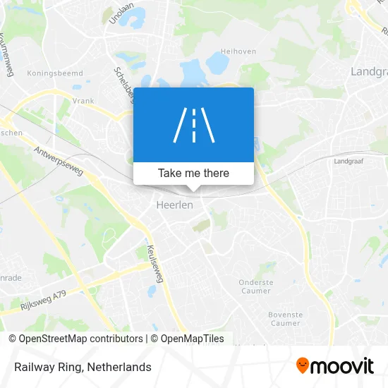 Spoorsingel map