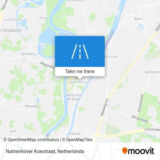 Nattenhover Koestraat map