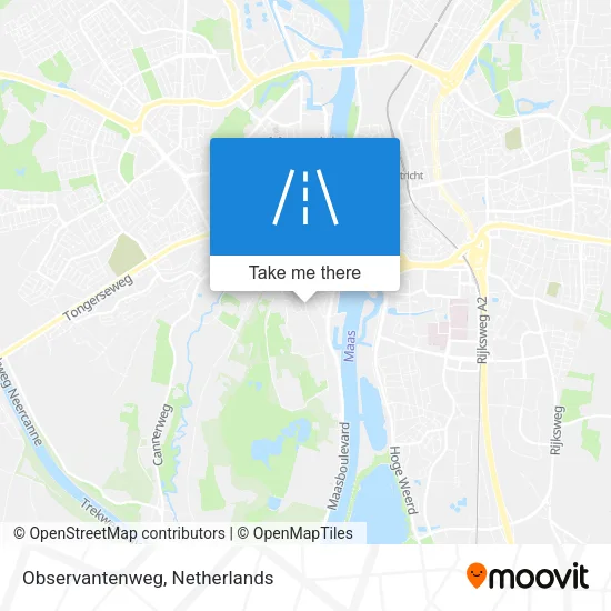 Observantenweg map