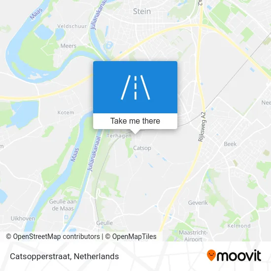 Catsopperstraat map