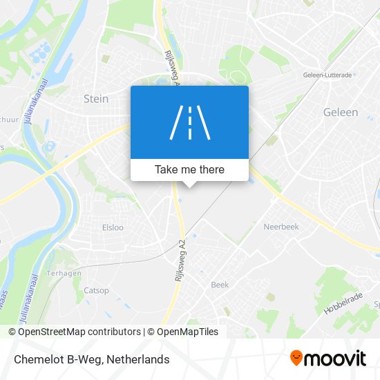 Chemelot B-Weg map