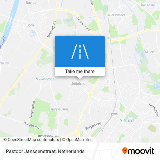 Pastoor Janssenstraat map