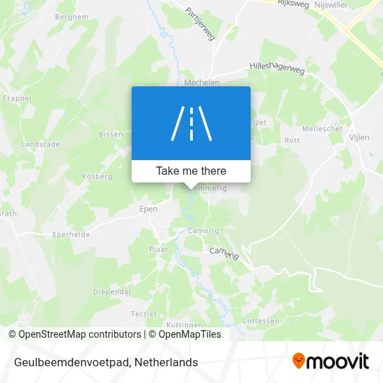 Geulbeemdenvoetpad map