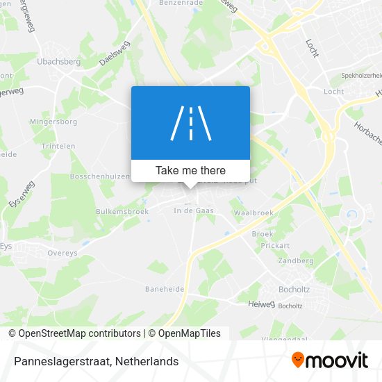 Panneslagerstraat map