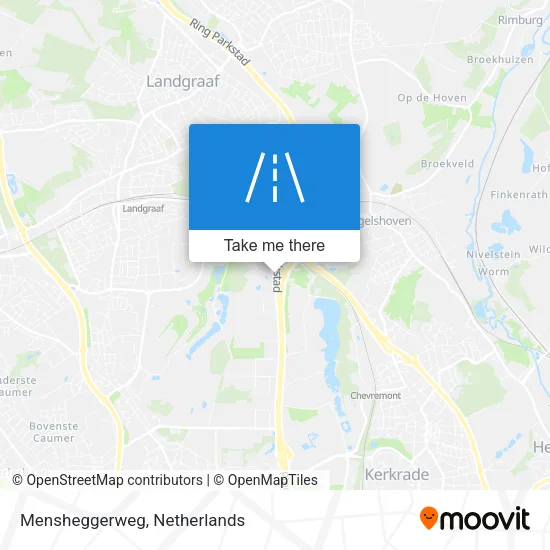 Mensheggerweg map