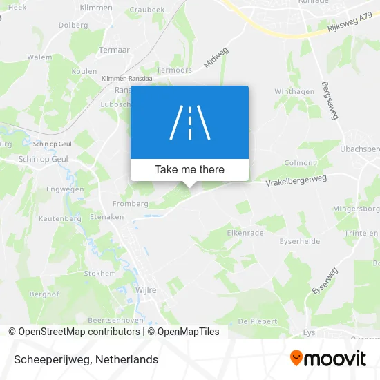 Scheeperijweg map