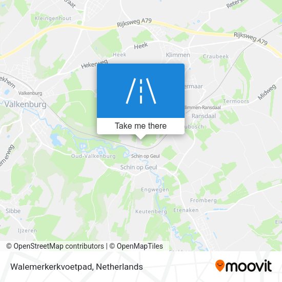 Walemerkerkvoetpad map