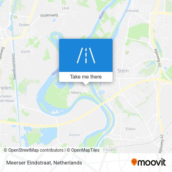 Meerser Eindstraat map