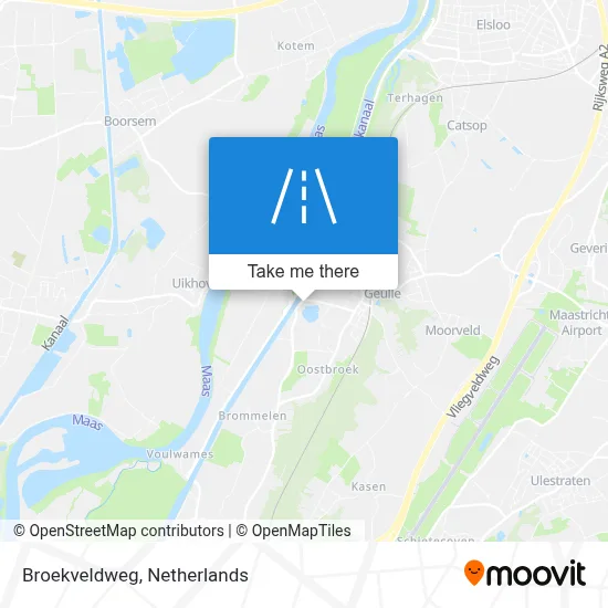 Broekveldweg map