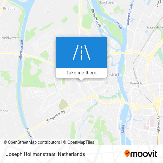 Joseph Hollmanstraat map