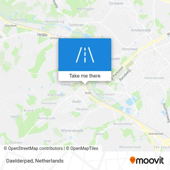 Daelderpad map