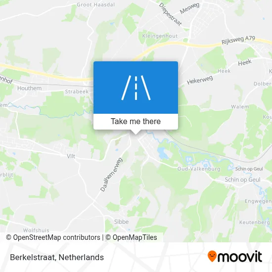Berkelstraat map