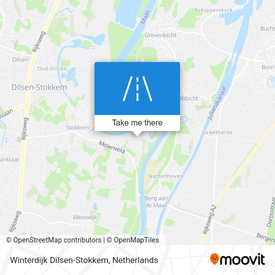 Winterdijk Dilsen-Stokkem map