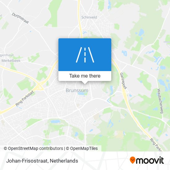 Johan-Frisostraat Karte