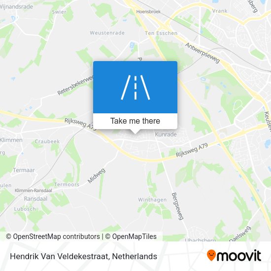 Hendrik Van Veldekestraat map