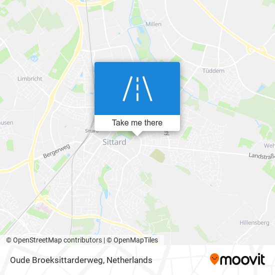 Oude Broeksittarderweg Karte