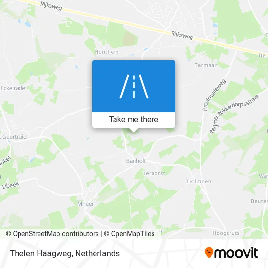 Thelen Haagweg map
