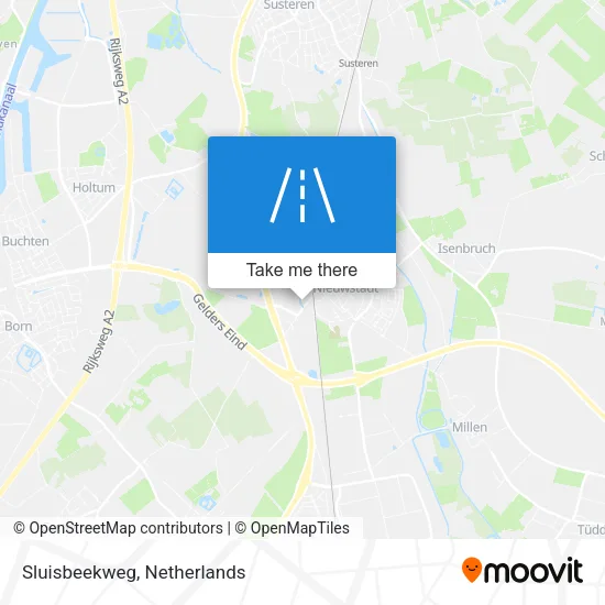 Sluisbeekweg map