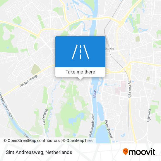 Sint Andreasweg map