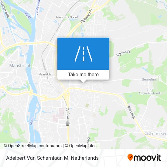 Adelbert Van Scharnlaan M map