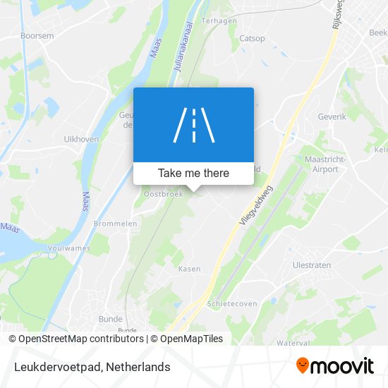 Leukdervoetpad map