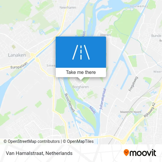 Van Hamalstraat map