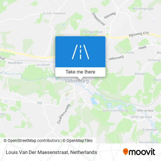 Louis Van Der Maesenstraat map