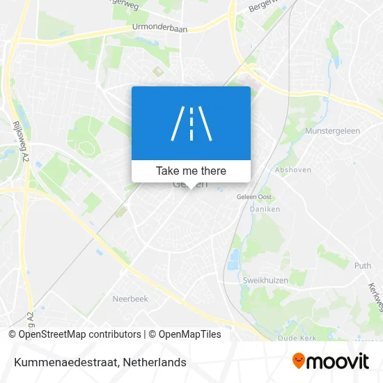 Kummenaedestraat map