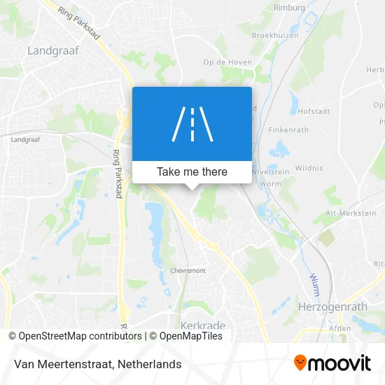 Van Meertenstraat map