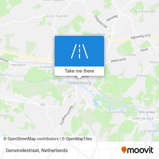 Geneindestraat map