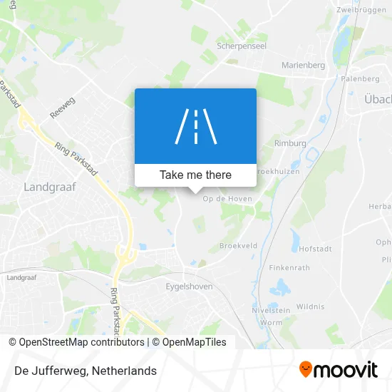 De Jufferweg map