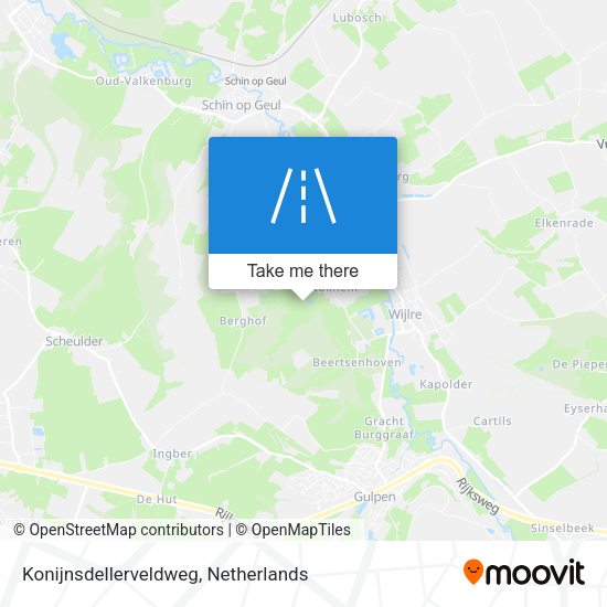 Konijnsdellerveldweg map