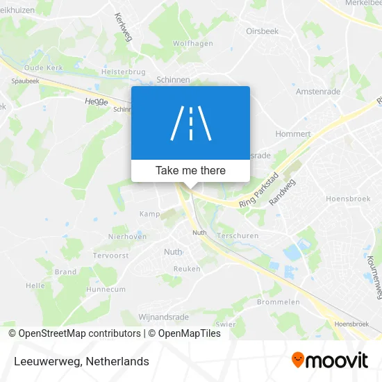 Leeuwerweg map