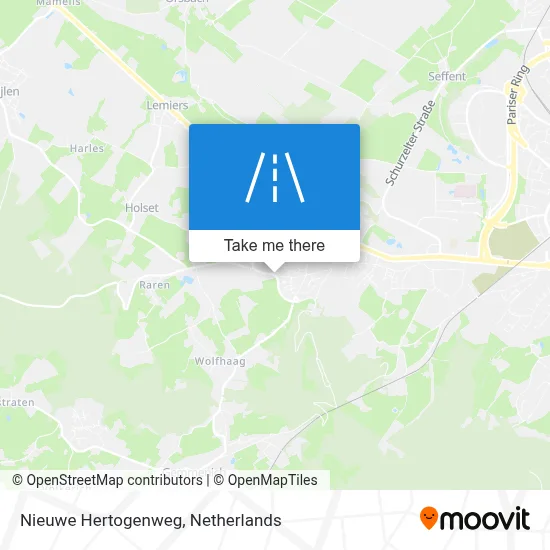 Nieuwe Hertogenweg map